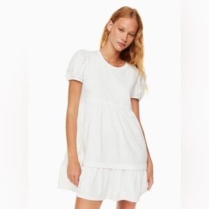 Aritzia Sunday Best Cruise Crew Dress White